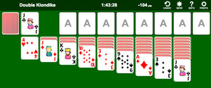 Double Klondike Solitaire screenshot