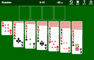 Russian Solitaire screenshot